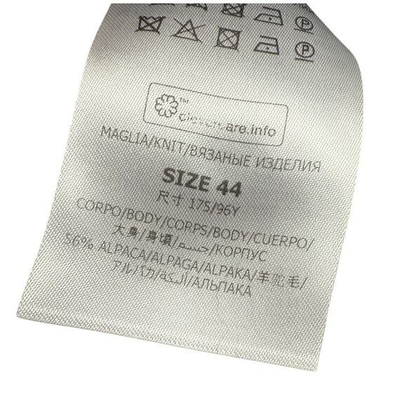 Stella McCartney Striped Wool Blend Sweater Women's Sz. 44 (US 8-10) - Picture 6 of 8